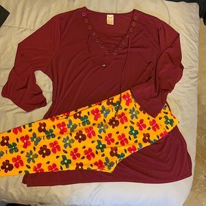 Cute Fall Legging outfit!